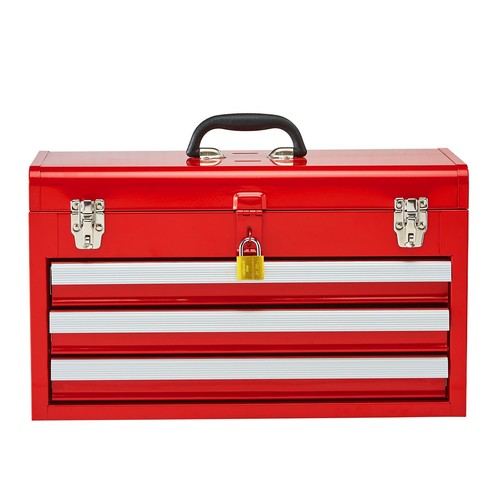 Red 5in tool box 3 - 20.5in, drawer