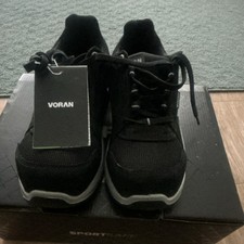 VORAN Black Low Top Mesh Lace