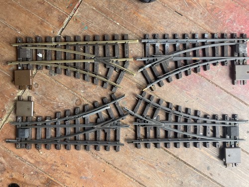 Four garden railway - garden, points