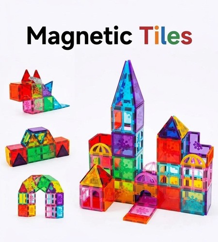 Magnetic tiles pcs - 40, building