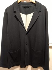 Mens Cotton Traders Casual Jacket in Blue Jersey.Size Large.