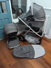 Nuna Ivvi Savi Pushchair Silver and Carry cot RRP £850 Next