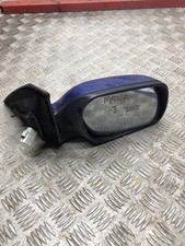 MAZDA 3 2005-2009 DRIVERS DOOR WING MIRROR ELECTRIC BLUE