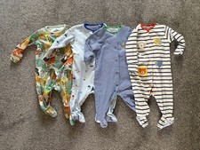 X4 NEXT BABY SLEEPSUITS 3-6