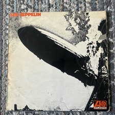 Led Zeppelin 1st Album A1 / B1 LP Record 588171 Red/Plum Atlantic 1969 Vg / g+