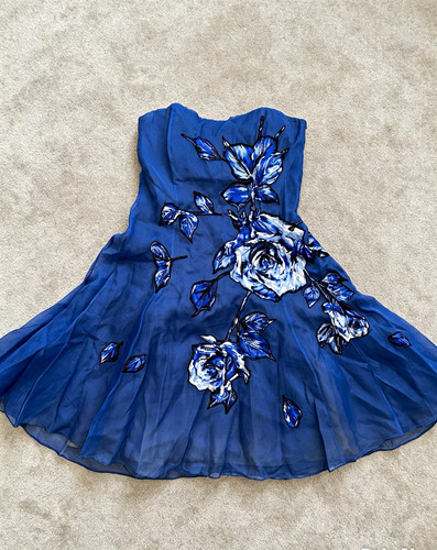 Coast blue silk - coast, chiffon