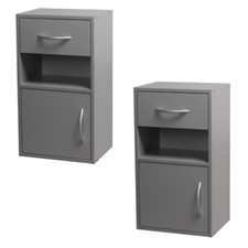 Set Of 2 Wooden Bedroom