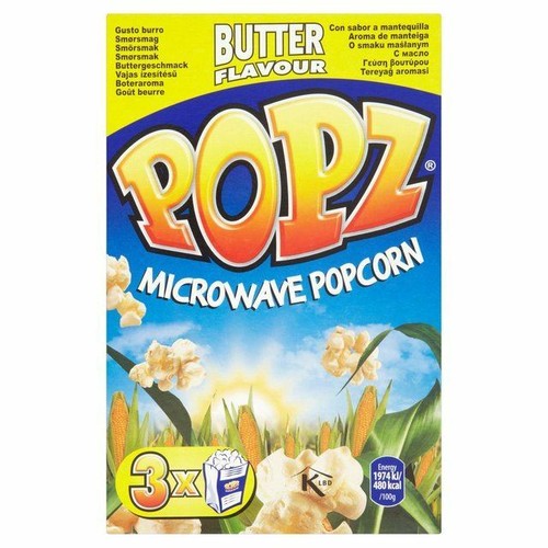 Popz microwave butter popcorn - popz,
