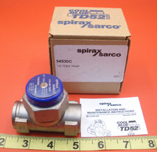 Spirax Sarco 54530C Steam Trap 1/2" TD52 Thermo Dynamic Cool Blue 600psig New