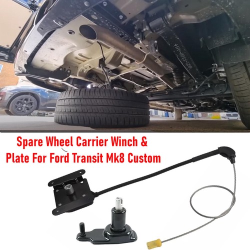 Spare wheel carrier - wheel, winch