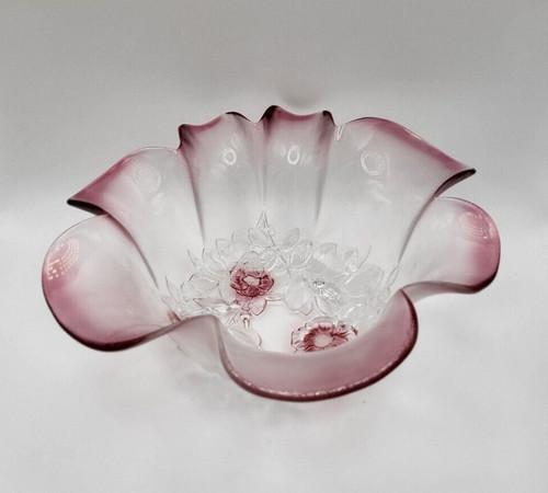Bowl mikasa pink flowers - -,