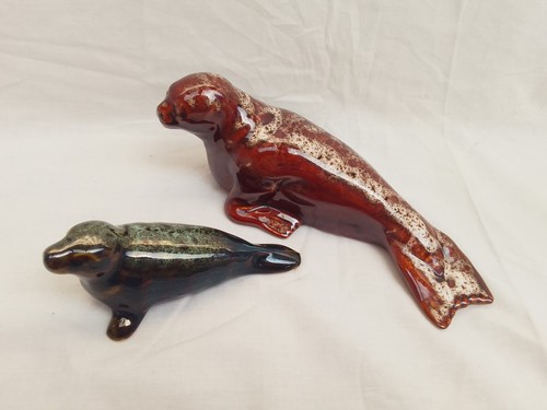 Vintage kernewek pottery pair - kernewek,