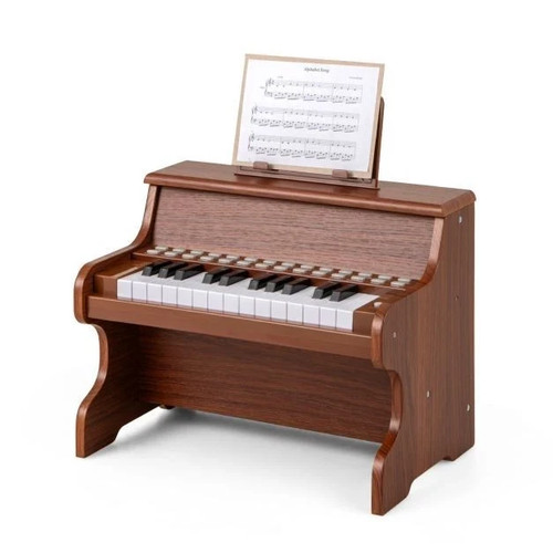 Costway wooden kids piano - wooden,