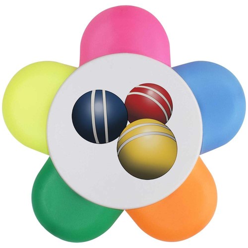 Croquet balls flower shape - 'croquet,