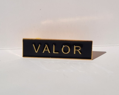 Valor pin ribbon for police - ribbon,