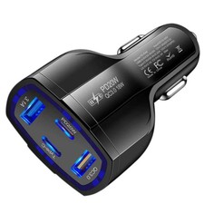 Fast Car Charger PD 20W Quad
