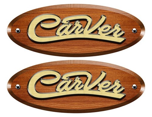 Carver wood grain boat - carver,