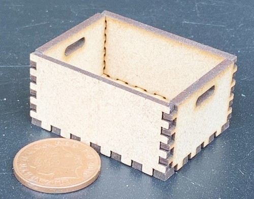 Dolls house mdf - dolls, box