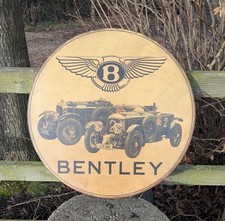 Vintage style Bentley wall
