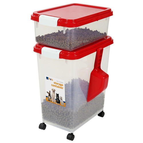 50l plastic pet food storage - food,