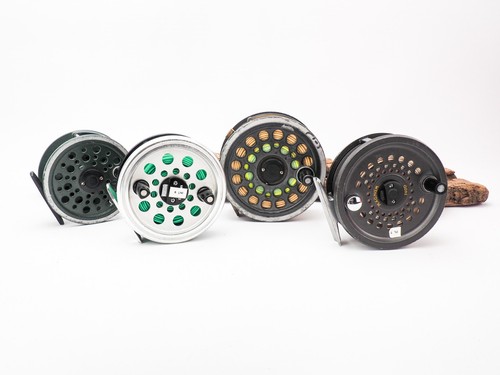 Collection trout fly - trout, reel
