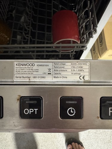 Kenwood dishwasher kdw60x16 - dishwasher, kdw60x16/a