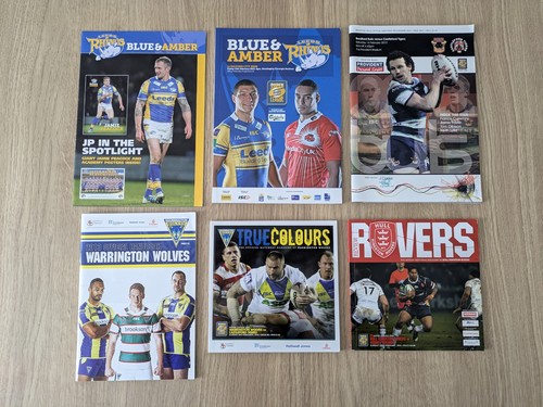 Rugby league programmes - programmes, mixed