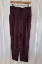 Ladies Malene Birger Trousers - Style:Calise - Purple - Size 38 - Fair Condition