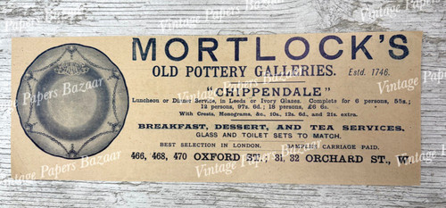 Mortlock old pottery - mortlock's,