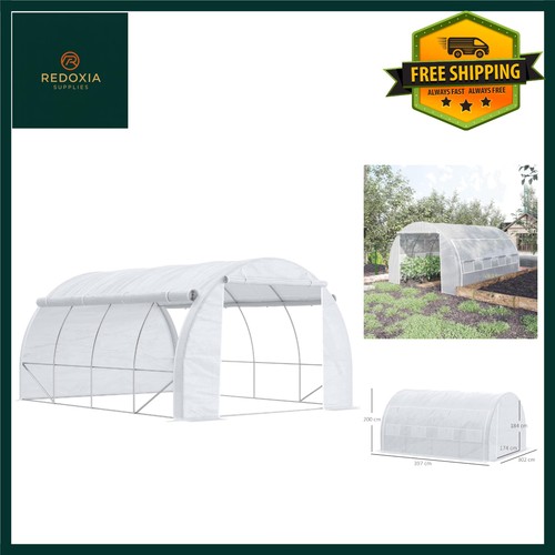 Spacious walk polytunnel - spacious,