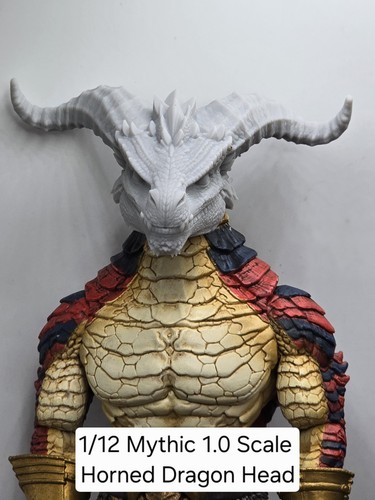 Printed horned dragon - horned,