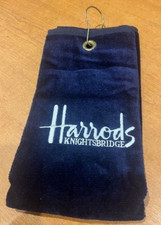 Rare Harrods Golf Towel /