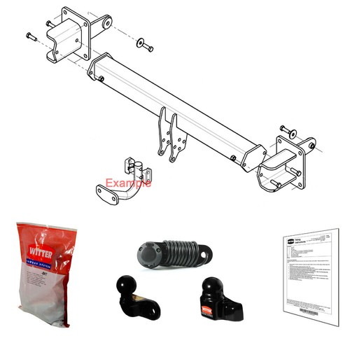 Witter towbar for mercedes - mercedes, gle