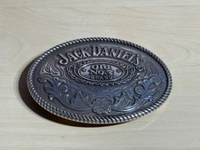 Large NOS Jack Daniels Old No.7 Brand Belt Buckle Original Labels Price