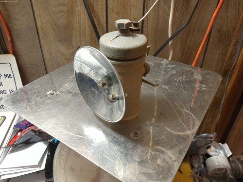 Vintage justrite carbide - carbide, lamp
