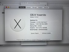 MacBook Pro 15" A1398 Mid-2014