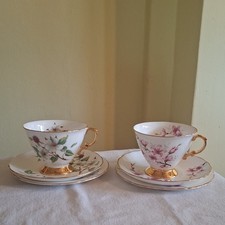 2 Hammersley Tea Cups Saucer &