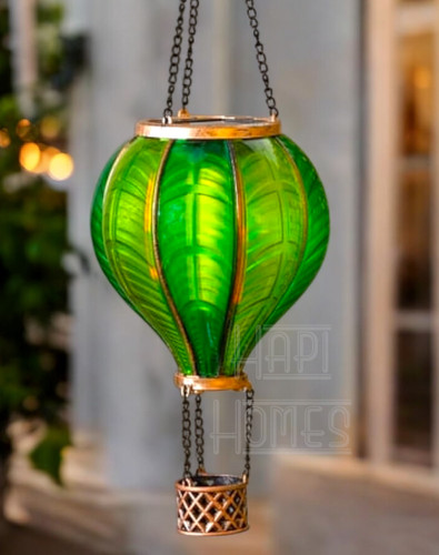 Flaming effect hot air balloon - hot,