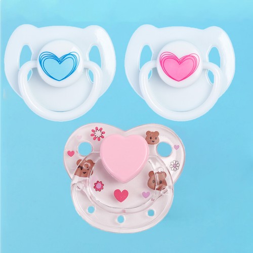 3pcs magnetic pacifiers - magnetic,