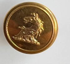 Antique Livery Button Gilt Stylised horses Head 17 mm Armfield Birmingham