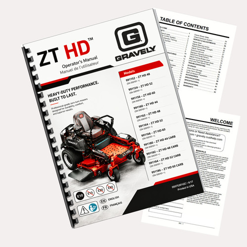 Gravely 52 60 zero - gravely, zt