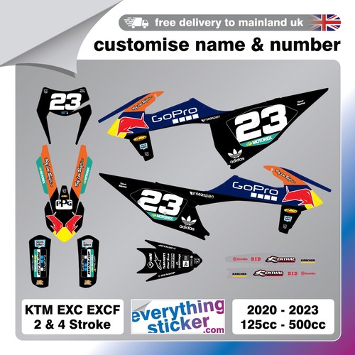 Custom ktm graphics kit - ktm,