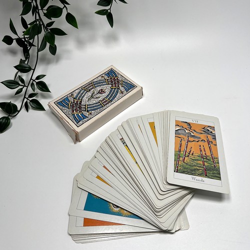 Vintage tarot card deck boxed - vintage,