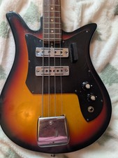 Kay Tulip Bass Guitar Vintage