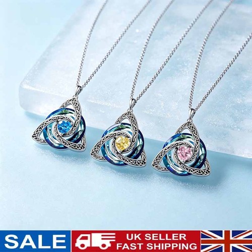 Birthstone celtic trinity knot - birthstone,