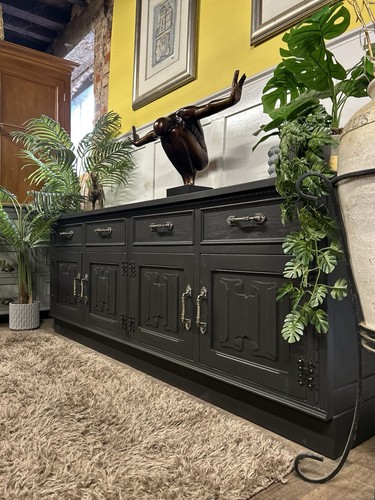 Ebonised oak old - oak, charm