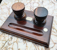 Antique Inkwell - Teak From