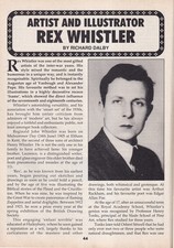 REX WHISTLER : ARTIST