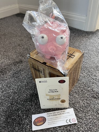 Rbs pigby piggy bank - pigby, money