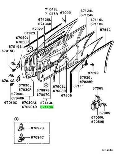 Weatherstrip front door - weatherstrip,,